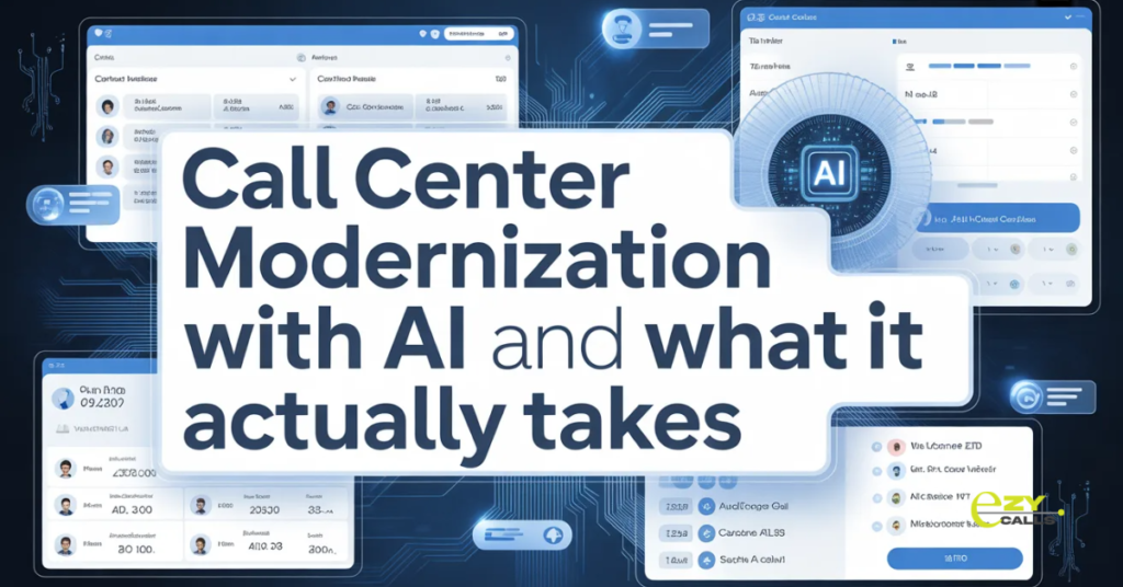 Call Center Modernization with AI