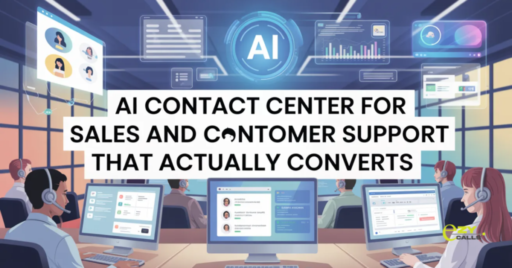 AI Contact Center for Sales and Customer Support